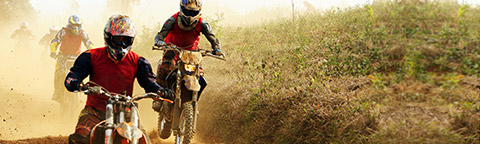Motorsykkelgjeng offroad