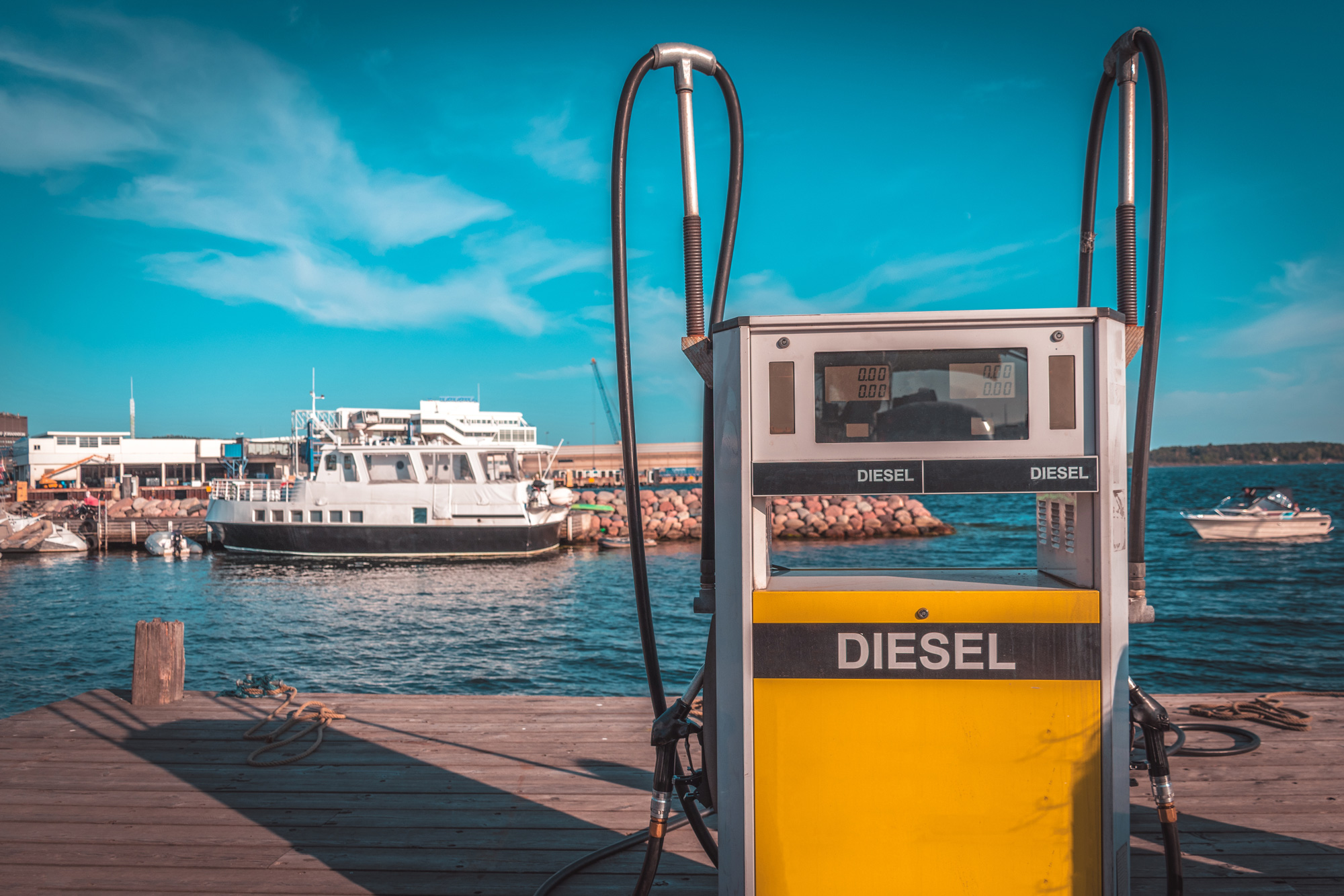 Dieselstasjon for båt