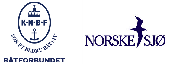 Logoene til KNBF og Norske Sjø