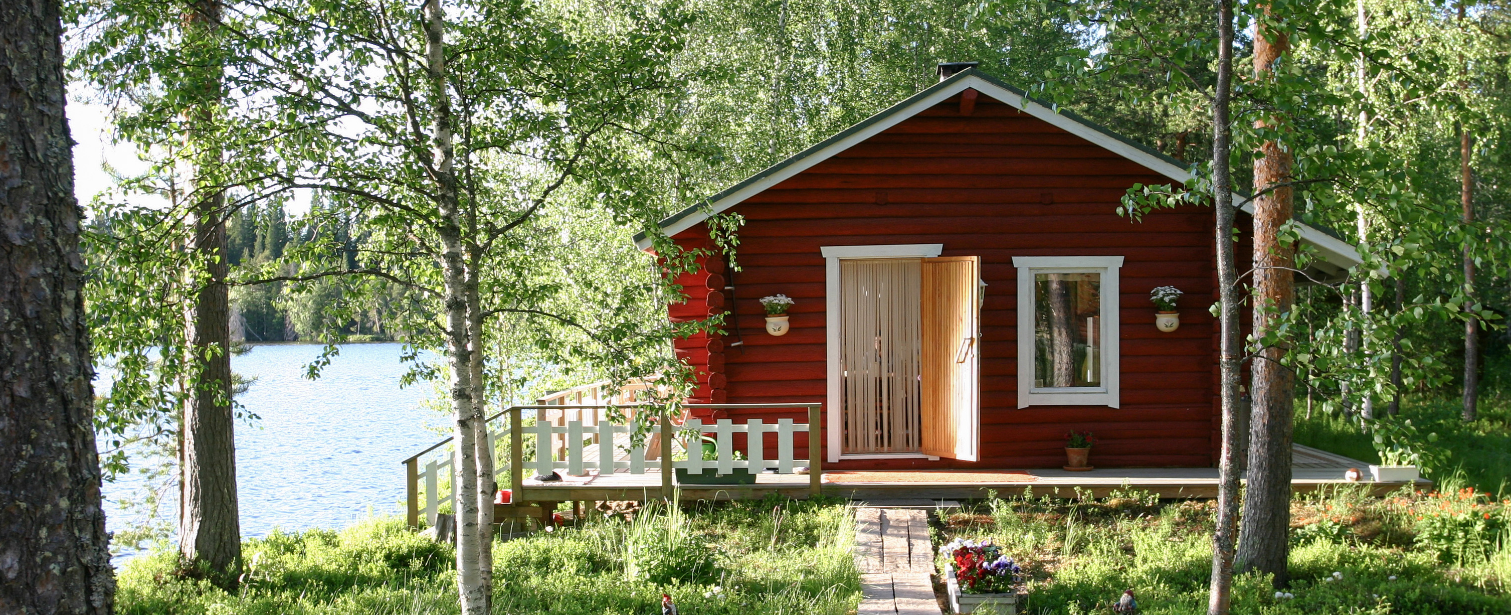 Hytte ved sjøen
